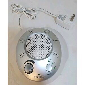 Homedics Sound Spa Portable Machine 6 Modes Timer Function Cord & Battery Tested
